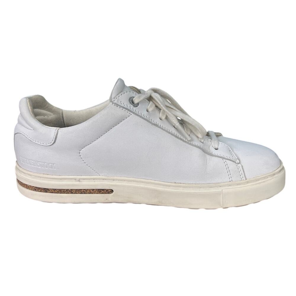 Birkenstock Unisex Bend Low White Leather Lace Uo Sneaker Size M 6 W 8 - Picture 4 of 11